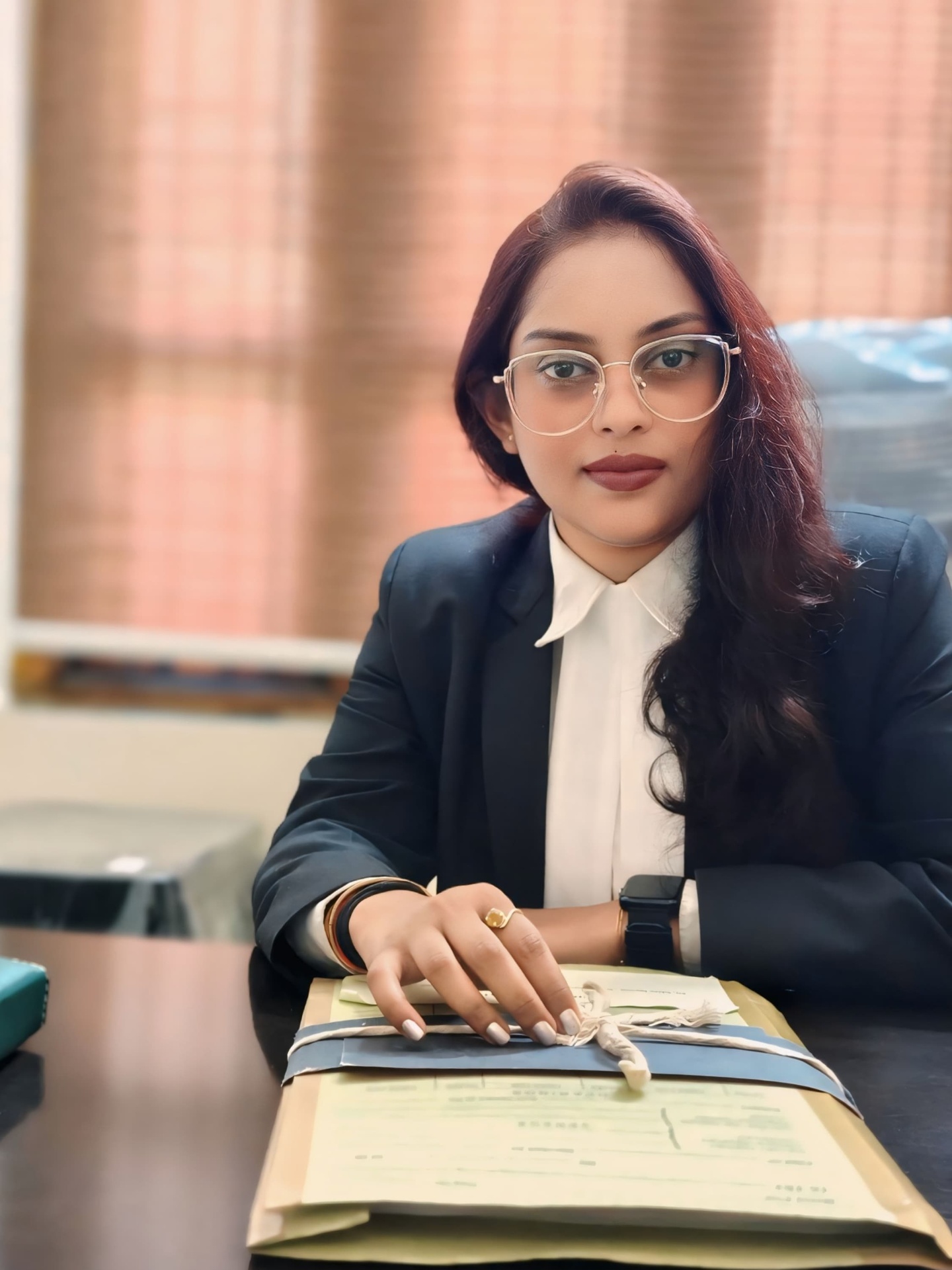 Advocate Juhi Kawale at her office